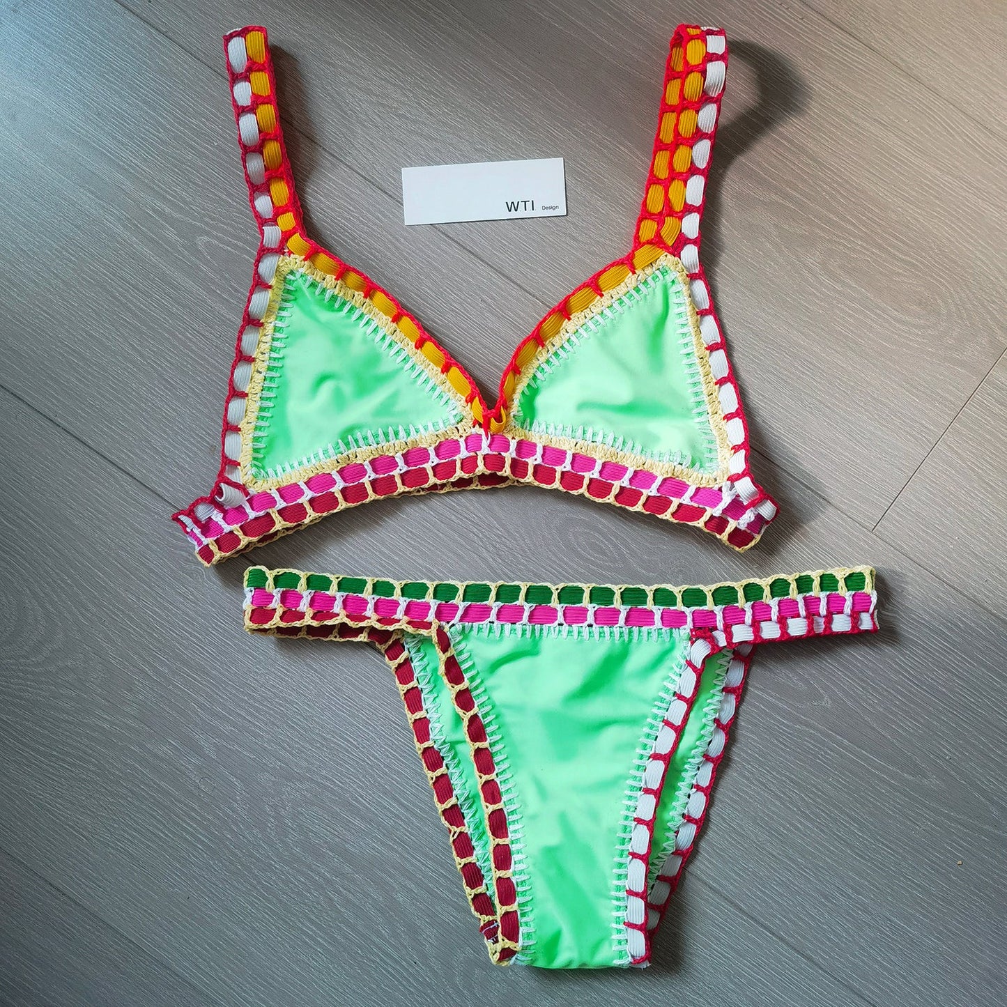 Reversible Neo Crochet Bikini Set