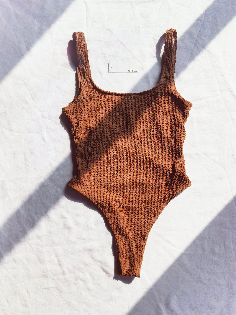 Crinkle One Piece Swimsuit