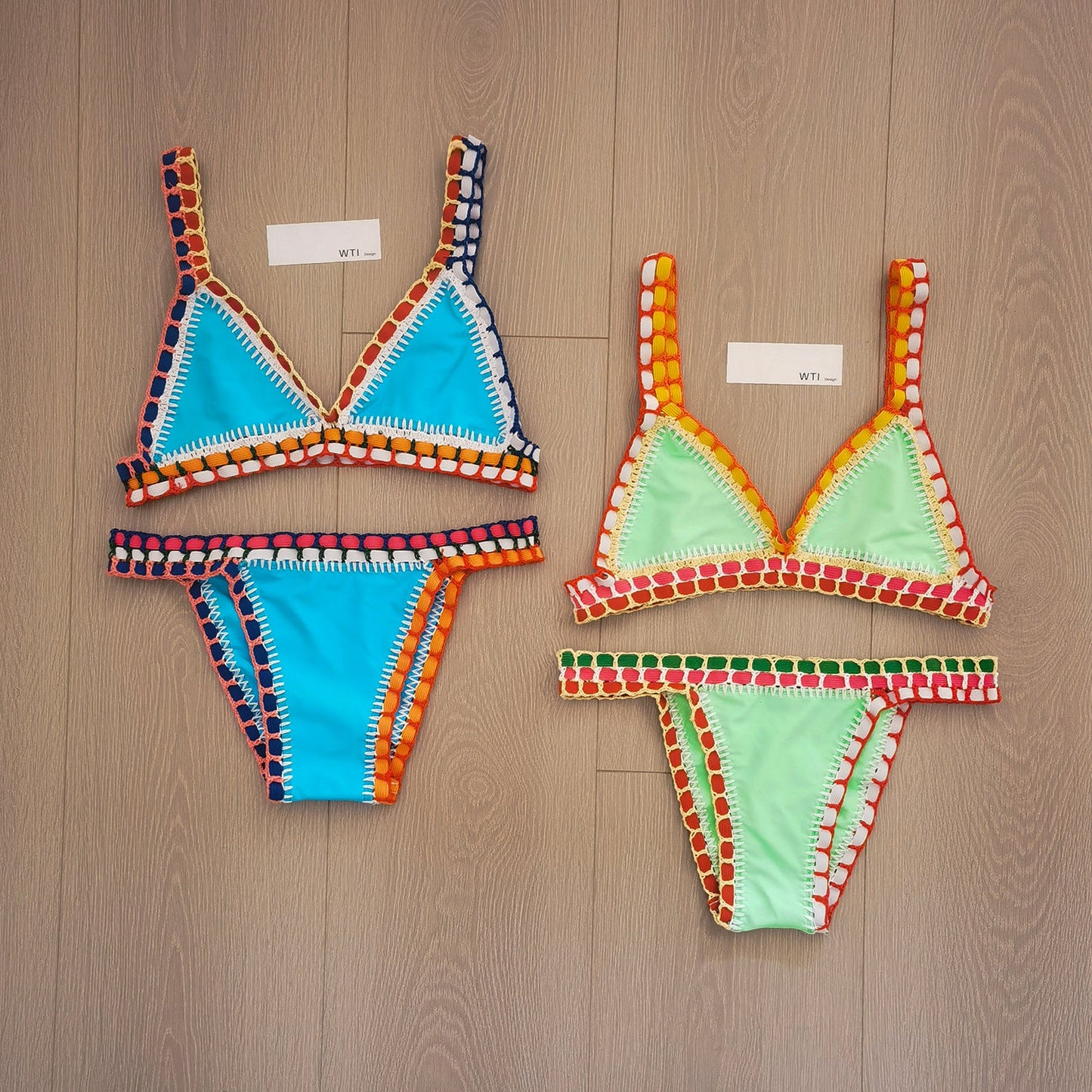 Reversible Neo Crochet Bikini Set