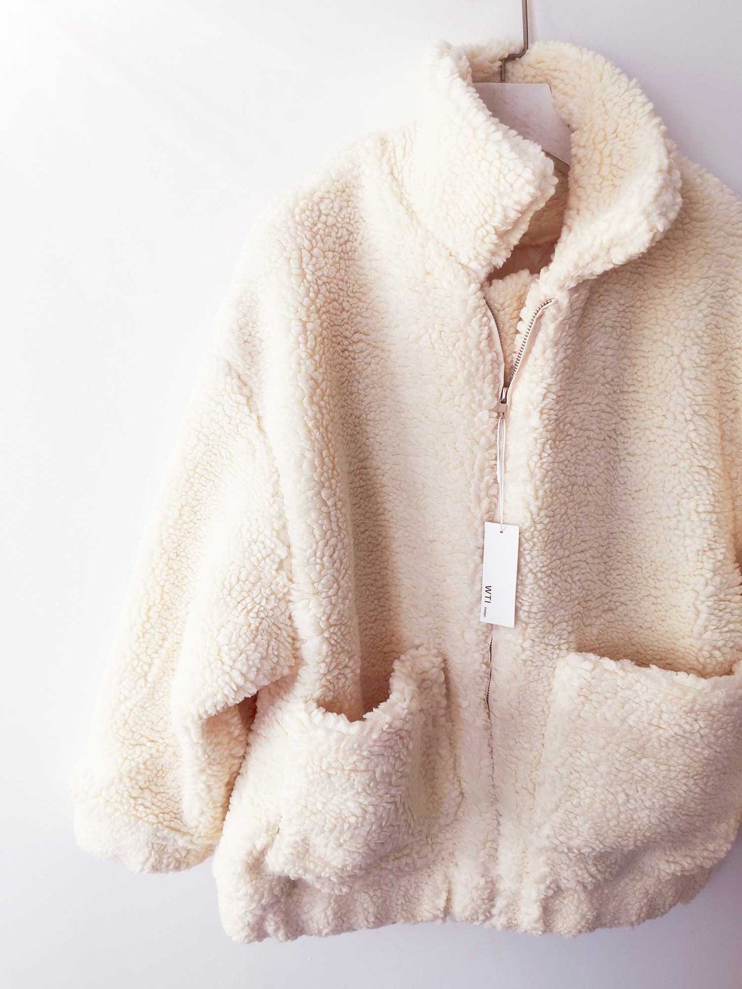 Oversize Faux Fur Fuzzy Jacket - worthtryit.com