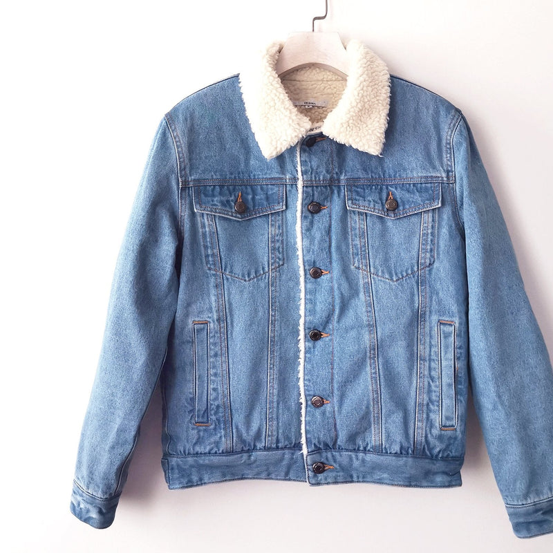 Classic Denim Sherpa Jacket