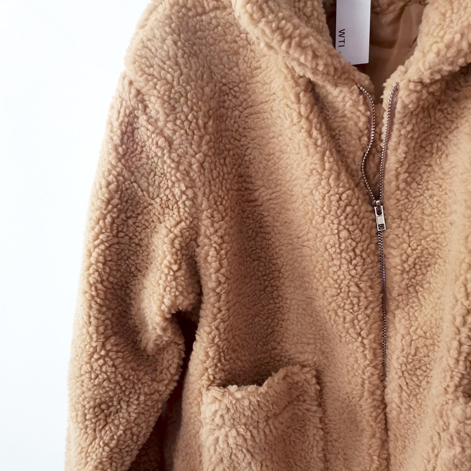 Oversize Faux Fur Fuzzy Jacket - worthtryit.com