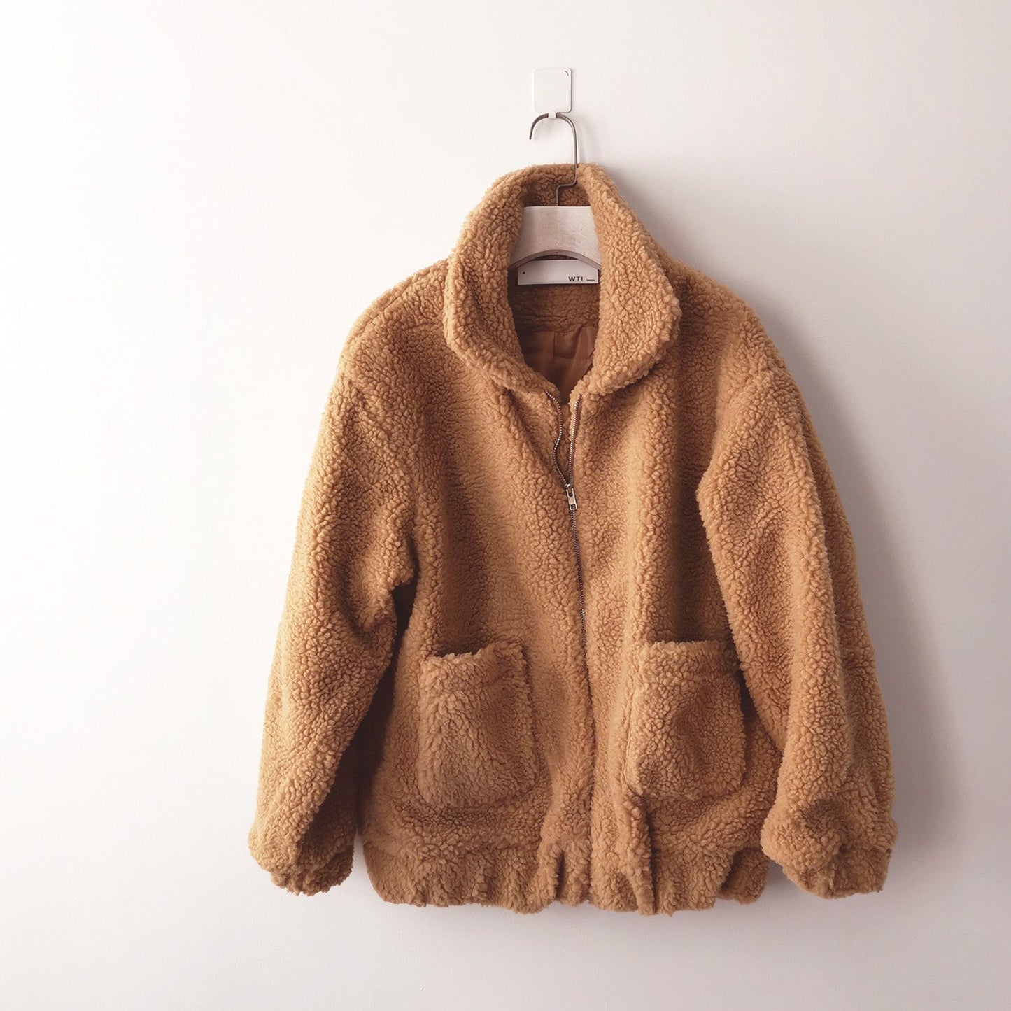 Oversize Faux Fur Fuzzy Jacket - worthtryit.com