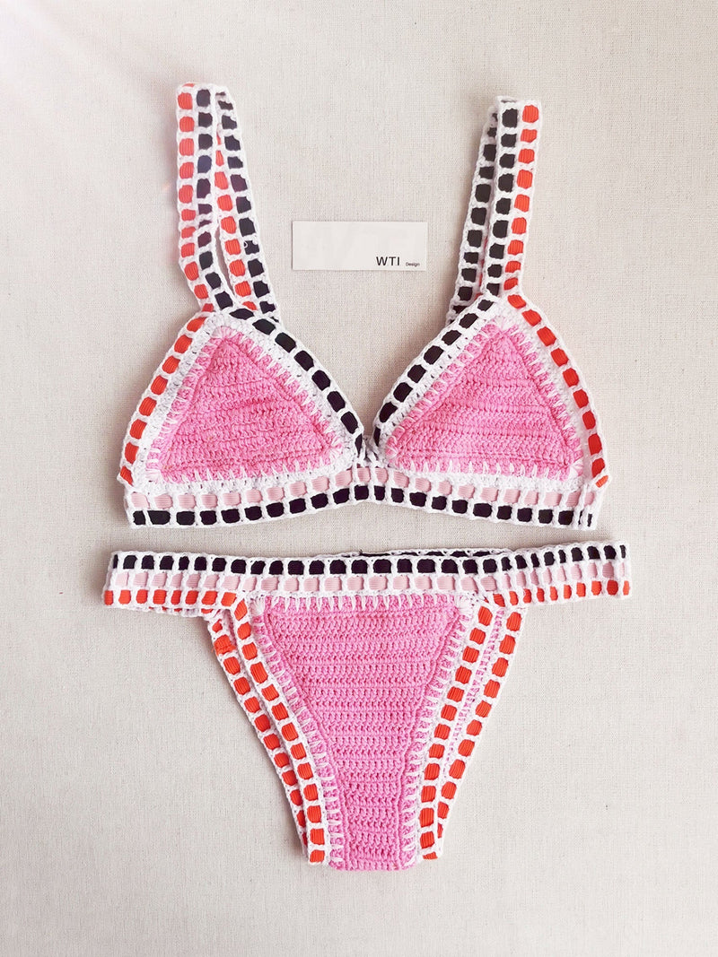 Reversible Neo Crochet Bikini Set