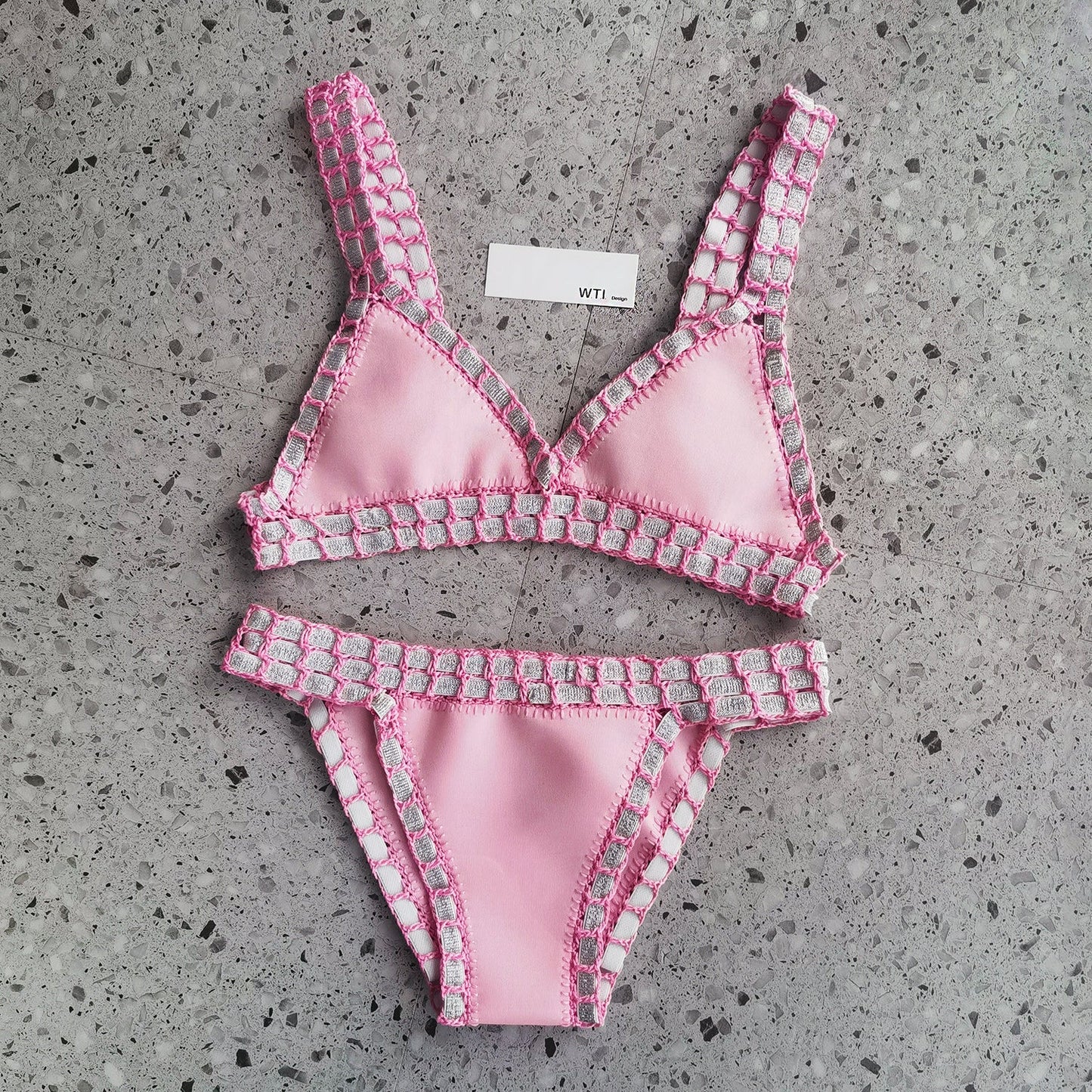 Reversible Neo Crochet Bikini Set