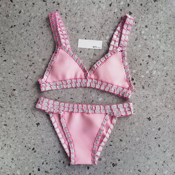 Reversible Neo Crochet Bikini Set