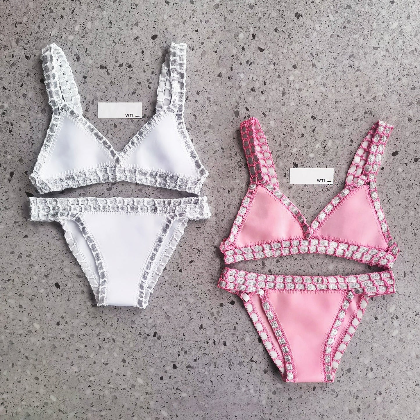 Reversible Neo Crochet Bikini Set