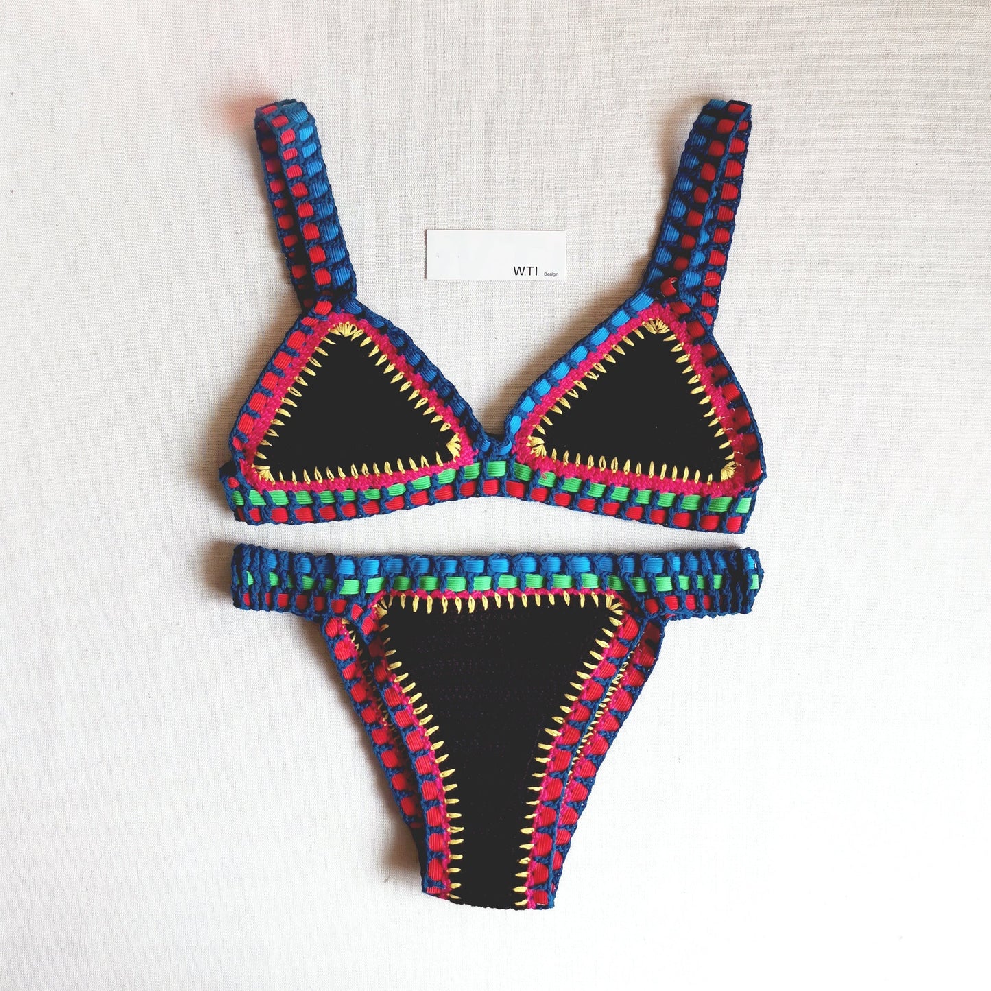 Reversible Neo Crochet Bikini Set