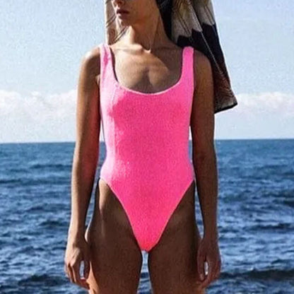 Crinkle One Piece Swimsuit