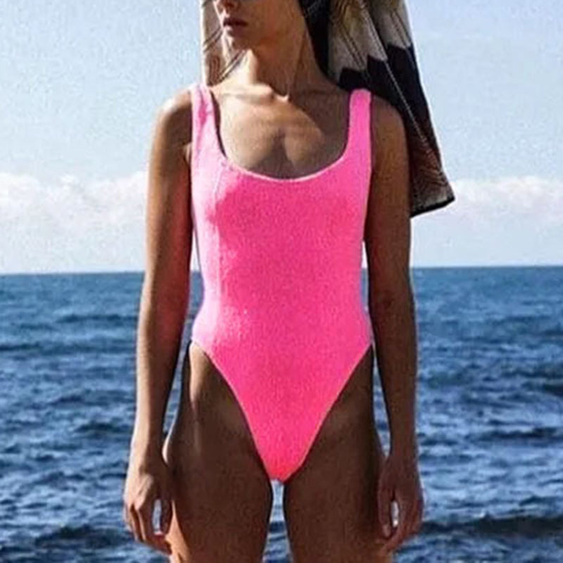 Crinkle One Piece Swimsuit