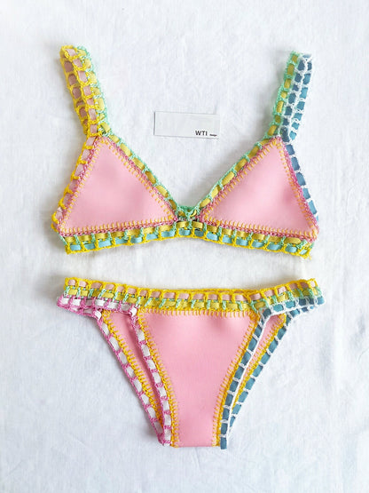 Reversible Neo Crochet Bikini Set