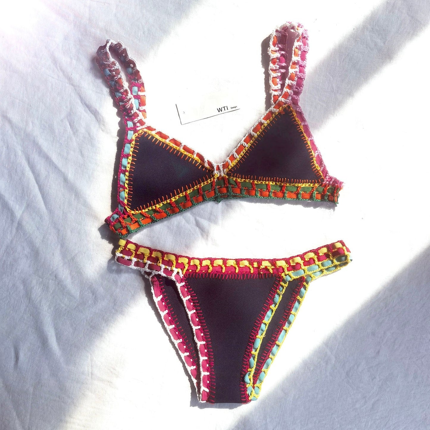 Reversible Neo Crochet Bikini Set