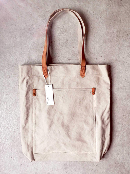 Canvas Transport Tote Bag (L) - worthtryit.com