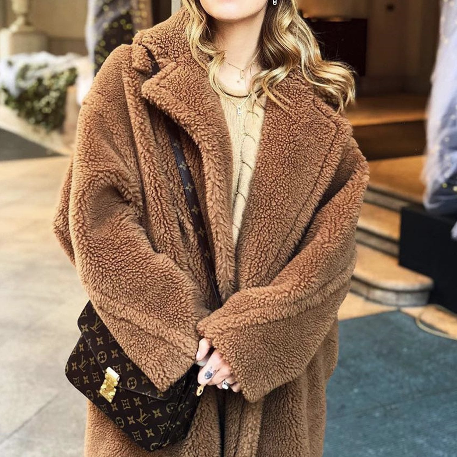 Faux Fur Teddy Coat - worthtryit.com