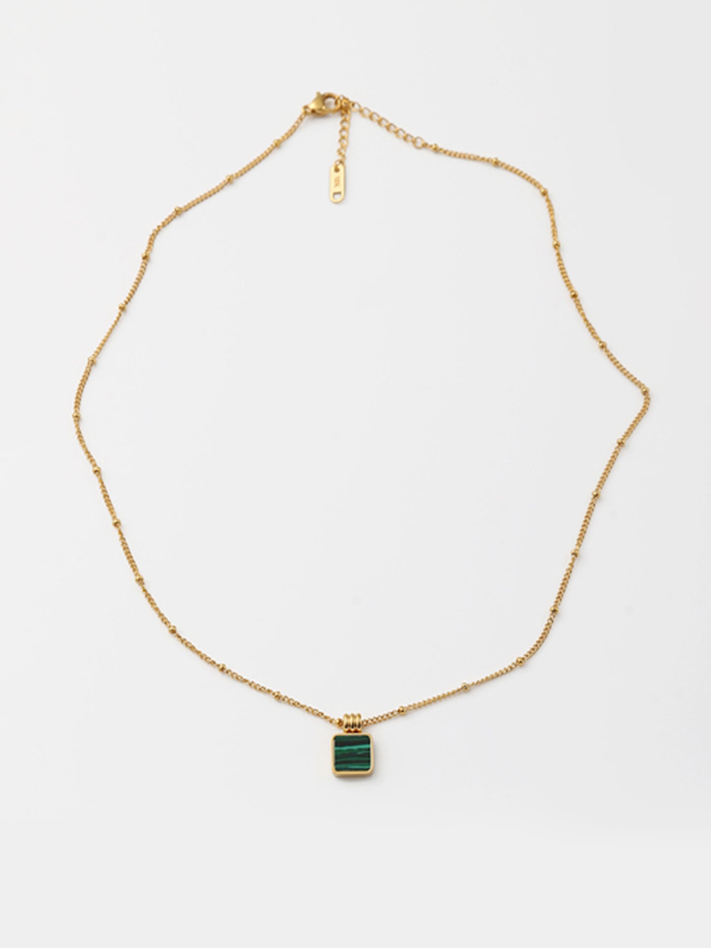 Square Gold Necklace