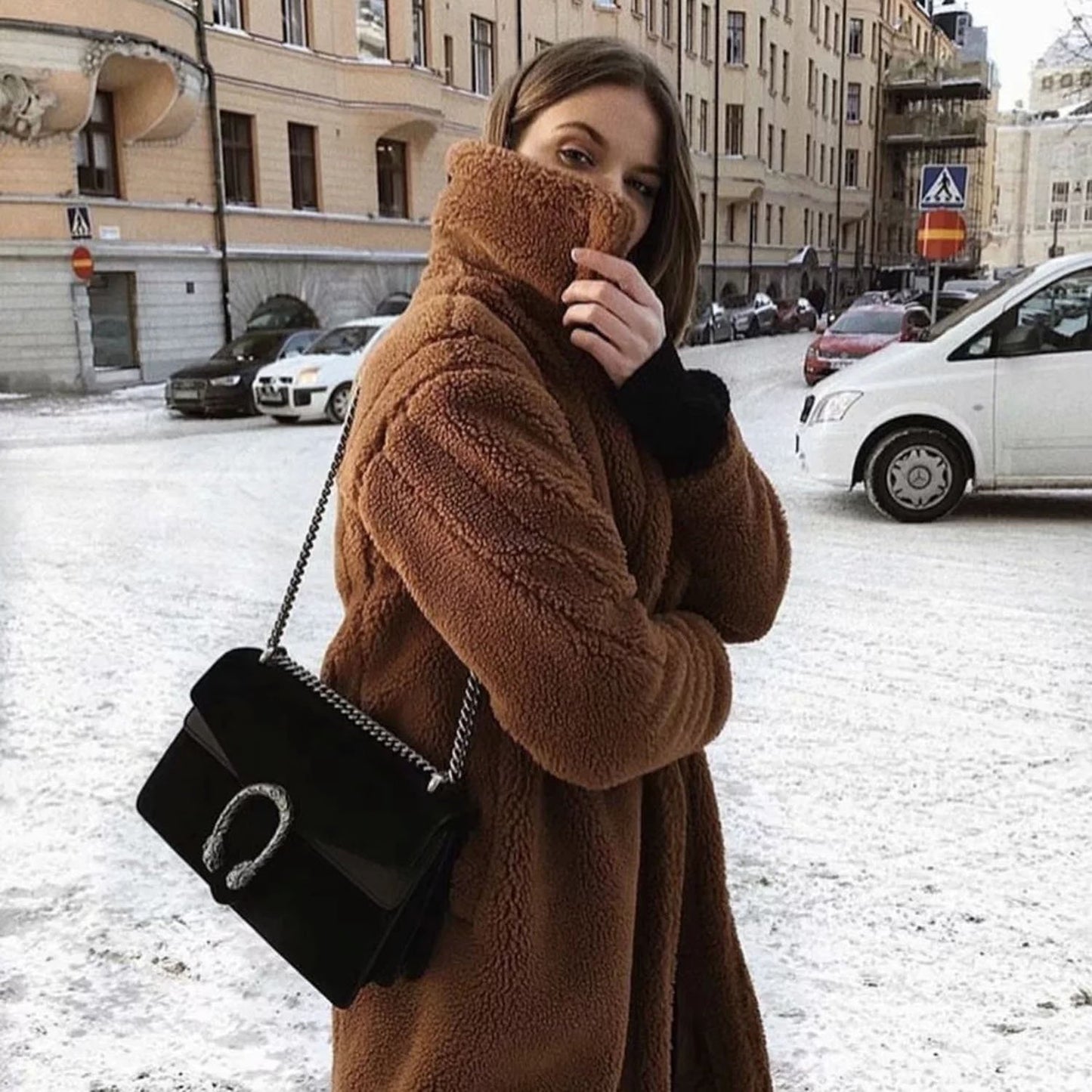 Faux Fur Teddy Coat - worthtryit.com