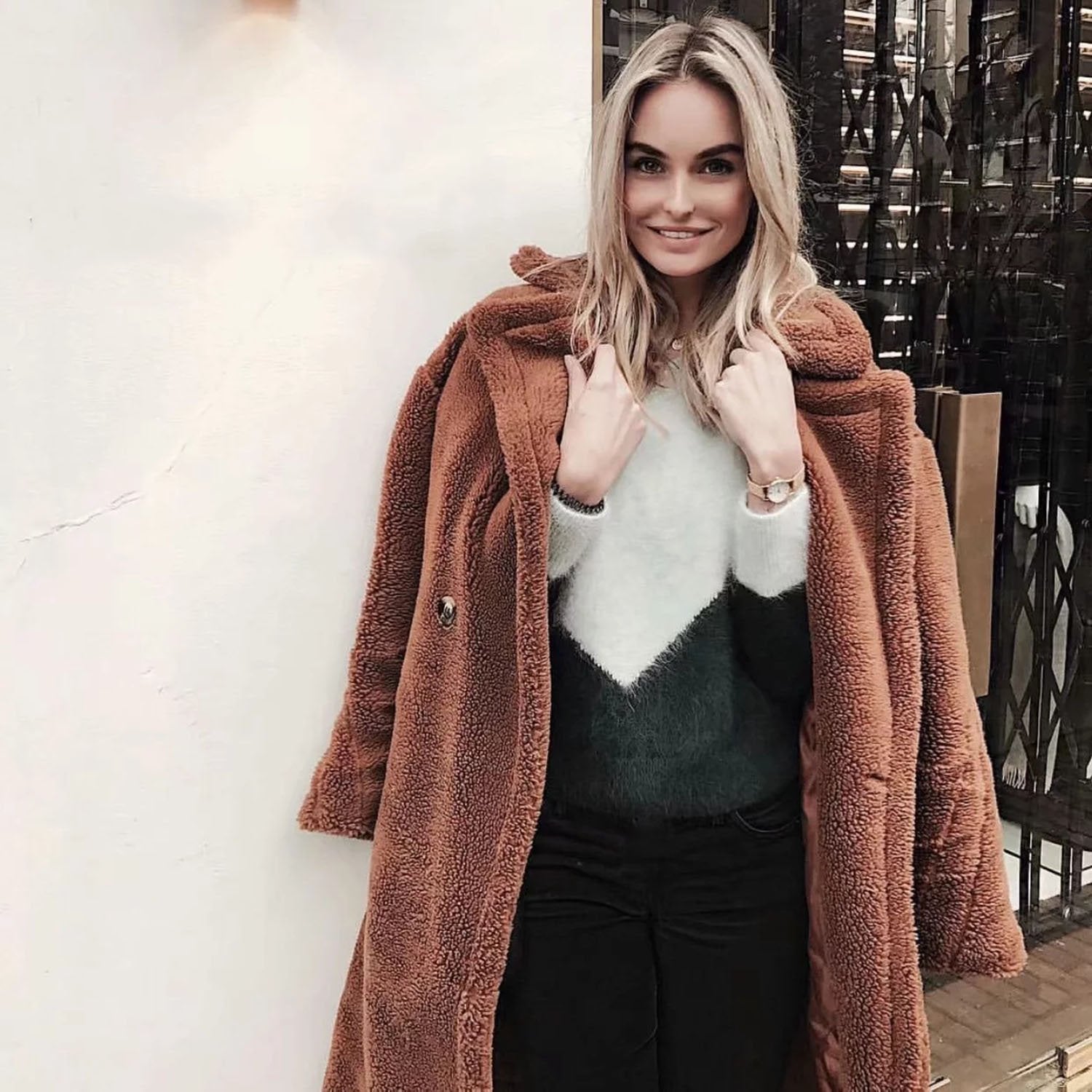 Faux Fur Teddy Coat - worthtryit.com