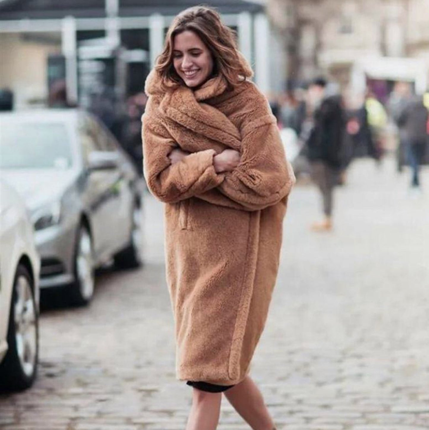 Faux Fur Teddy Coat - worthtryit.com