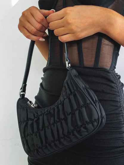 Scrunched Hobo Shoulder Bag