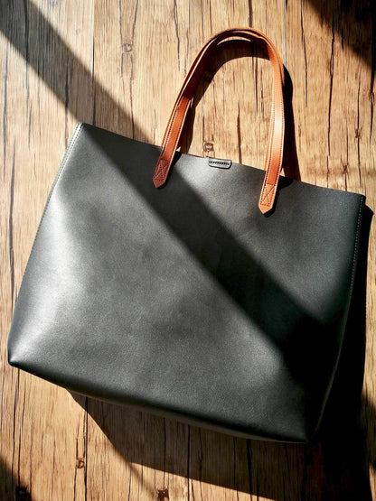 Oversized Leather Womens Tote Bag